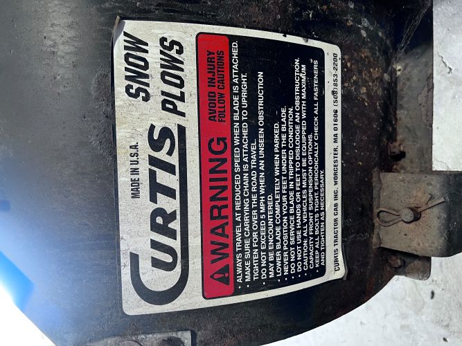 Curtis Snow Plow - Image 4